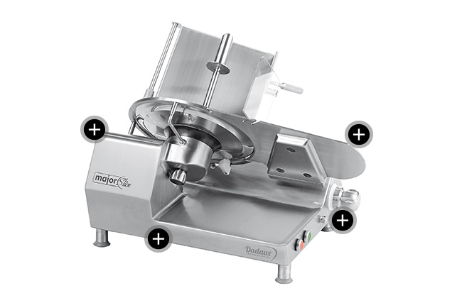 Dadaux Trancheuse Major Slice incliné Gravinox 300